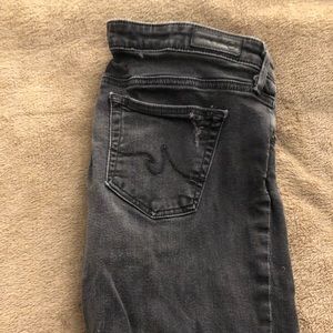 AG black denim jean size 27